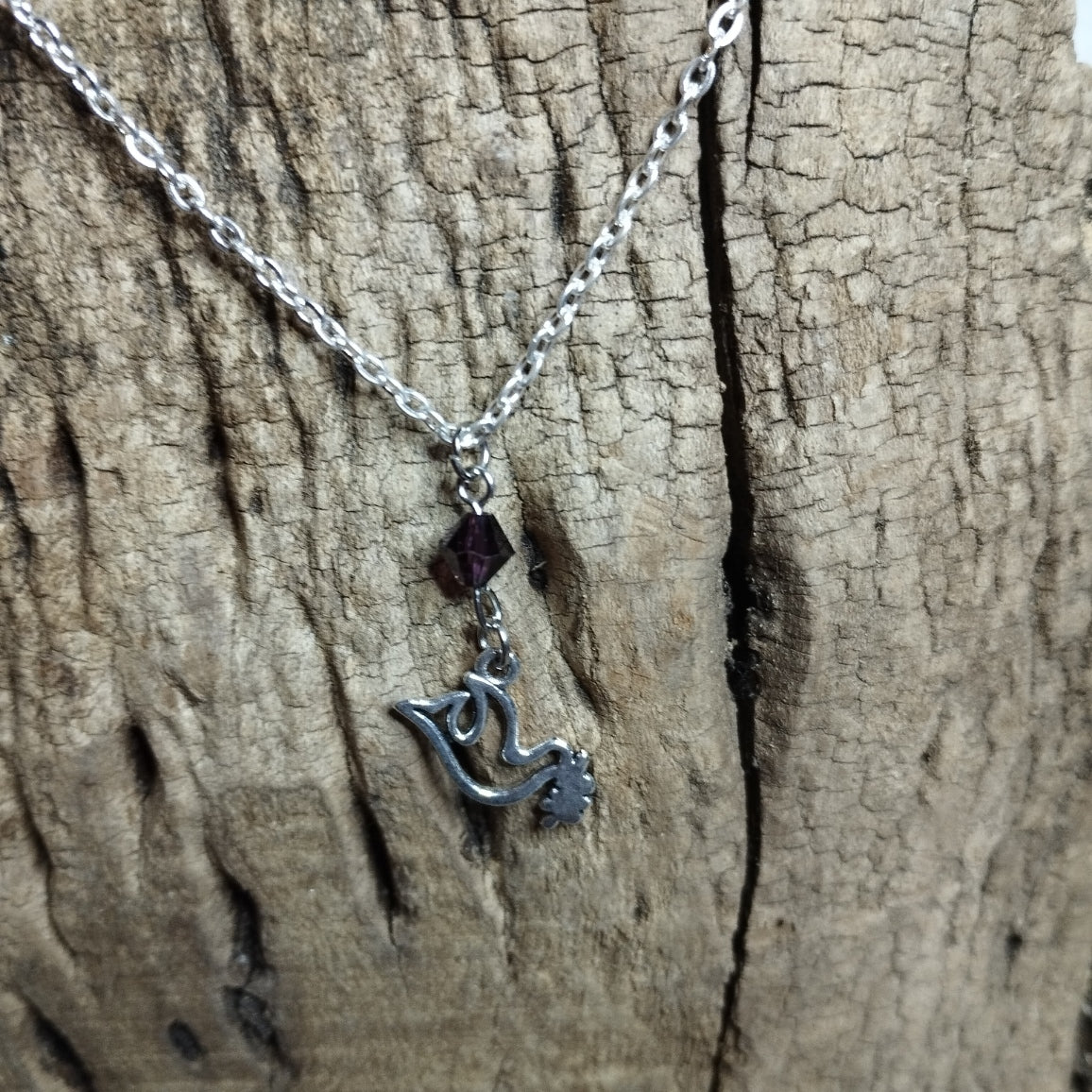 Collier Colombe & Cristal