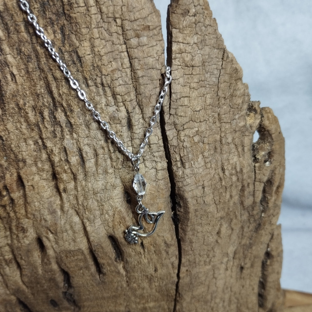 Collier Colombe & Cristal