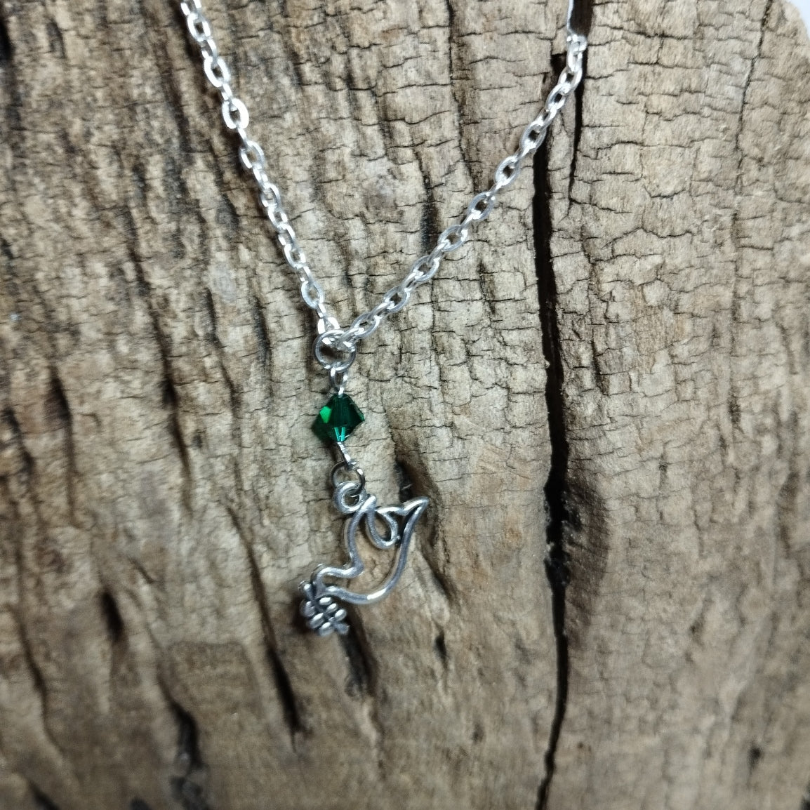 Collier Colombe & Cristal