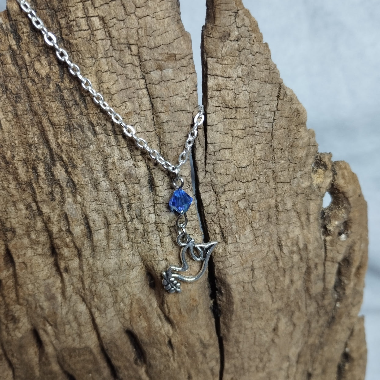Collier Colombe & Cristal